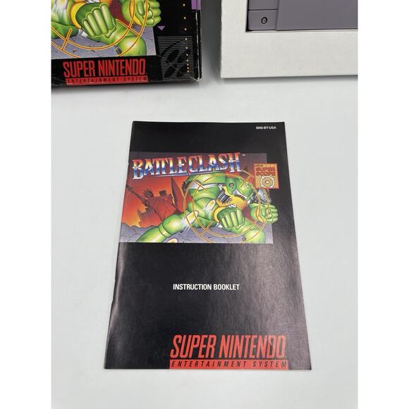 Battle Clash (Super Nintendo SNES) Complete CIB Authentic - Picture 7 of 11